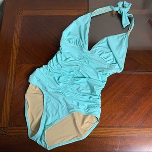 Tart Swim One-Piece Gathered Halter Swimsuit